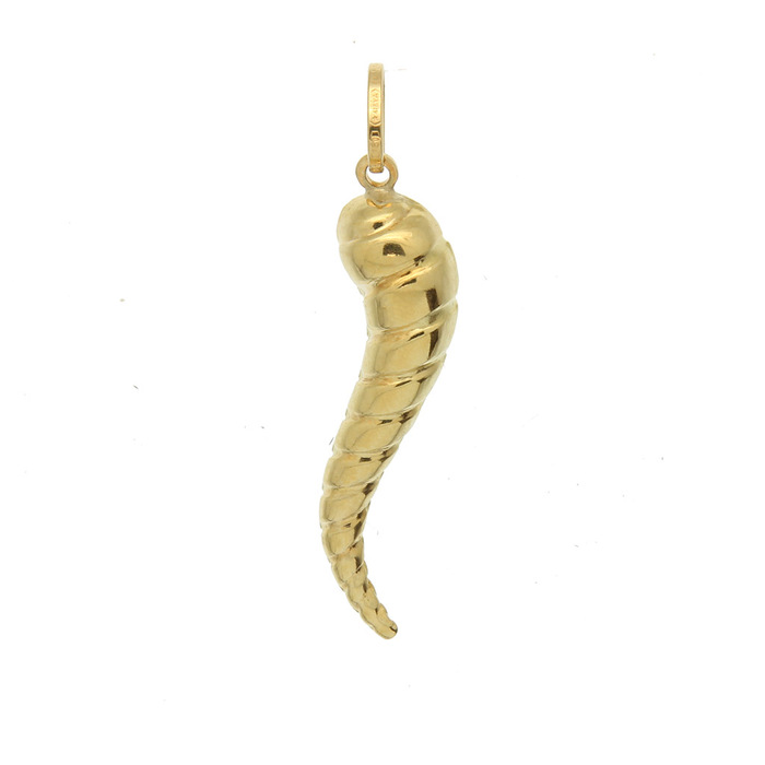 corne torsadée  en Or 750 / 1000 (18K)