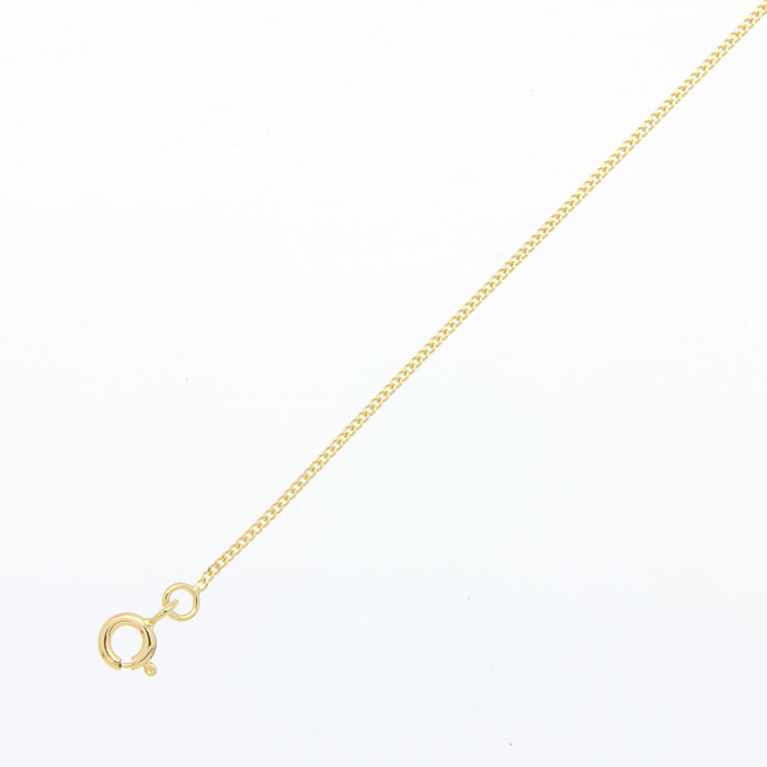 Chaine maille gourmette 60cm  en Or 750 / 1000 (18K)