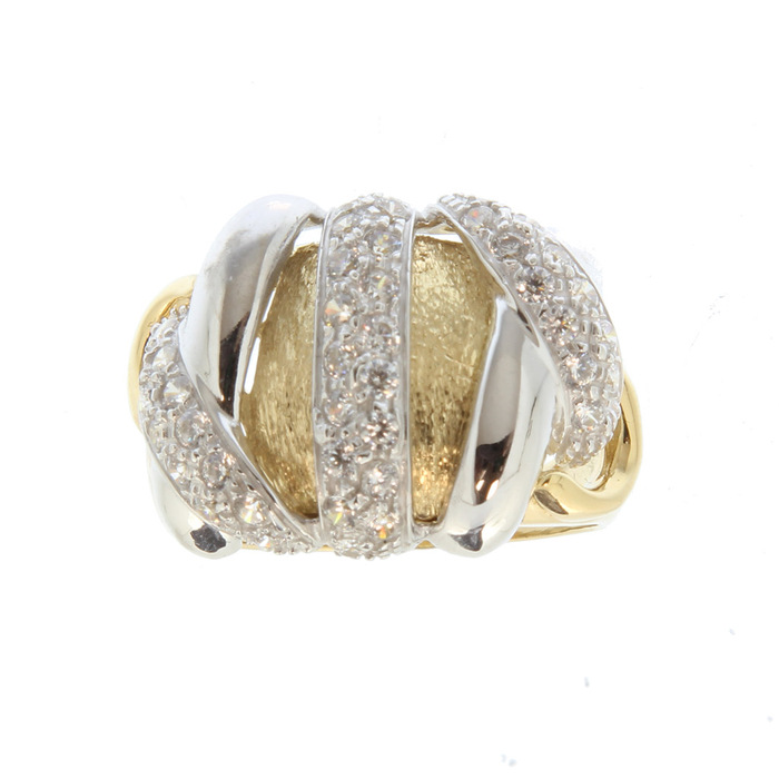Bague motif jonc  en Or 750 / 1000 (18K)