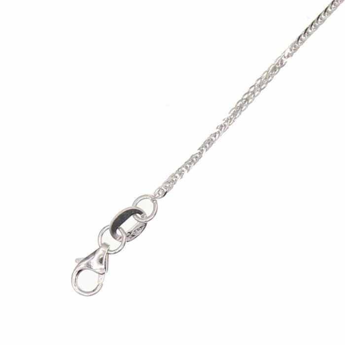 Chaine maille palmier carree  45cm  en Or 750 / 1000 (18K)