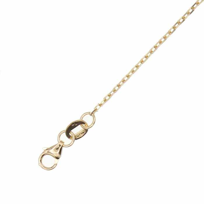 Chaine maille forcat 60cm  en Or 750 / 1000 (18K)
