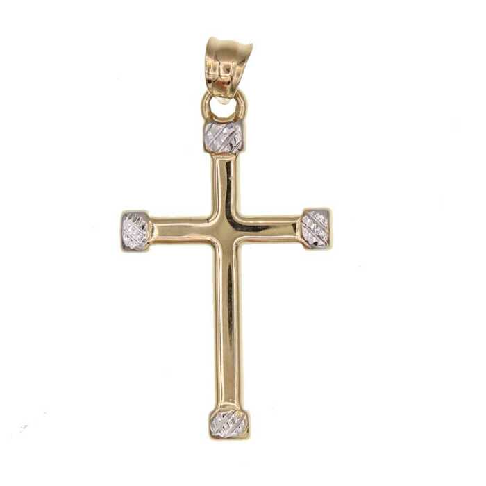 Pendentif religieux croix  en Or 750 / 1000 (18K)