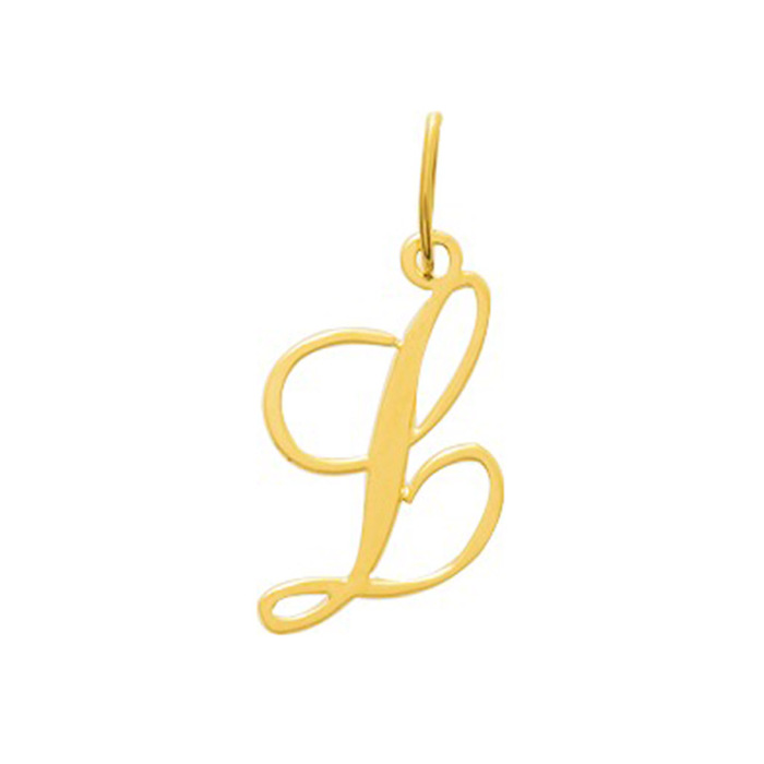 lettre L  en Or 750 / 1000 (18K)