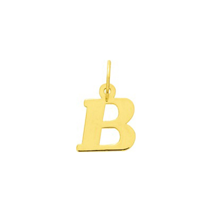 lettre B  en Or 750 / 1000 (18K)