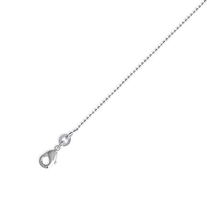 Chaine maille boule 45cm  en Argent 925 /1000