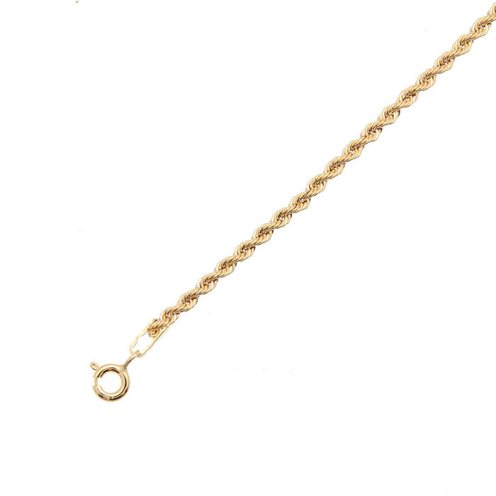 Chaine maille corde  en Or 750 / 1000 (18K)