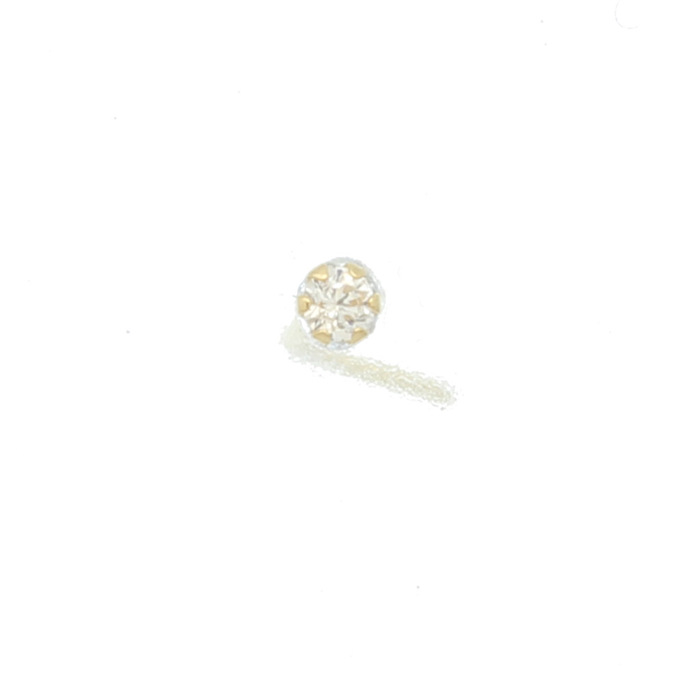 Paire de boucles à vis boucl de nez  en Or 750 / 1000 (18K)