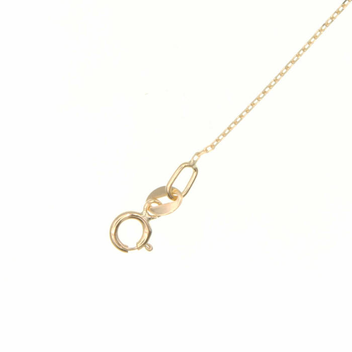 Chaine maille forcat 42cm  en Or 750 / 1000 (18K)