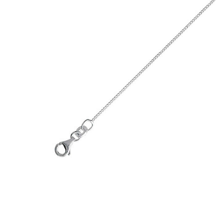 Chaine maille gourmette 45cm  en Argent 925 /1000