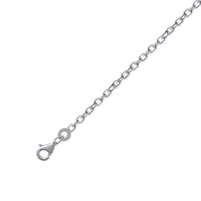 Chaine maille forcat 45cm  en Argent 925 /1000