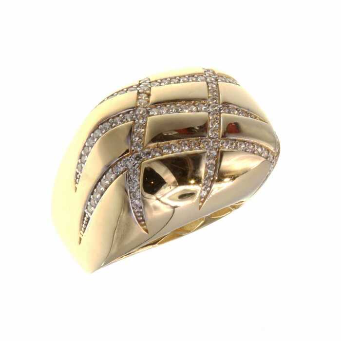 Bague motif jonc XL  en Or 750 / 1000 (18K)