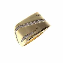 Bague motif bombee XL  en Or 750 / 1000 (18K)