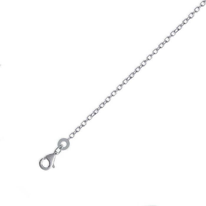 Chaine maille forcat 45cm  en Argent 925 /1000