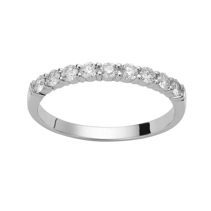 Alliance serti grain  en Or 750 / 1000 (18K)