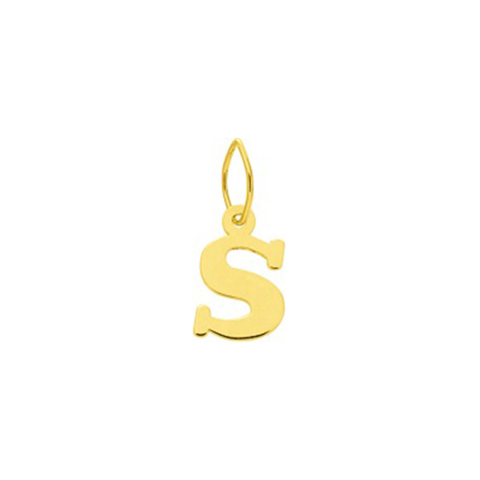 Prénom lettre S  en Or 750 / 1000 (18K)