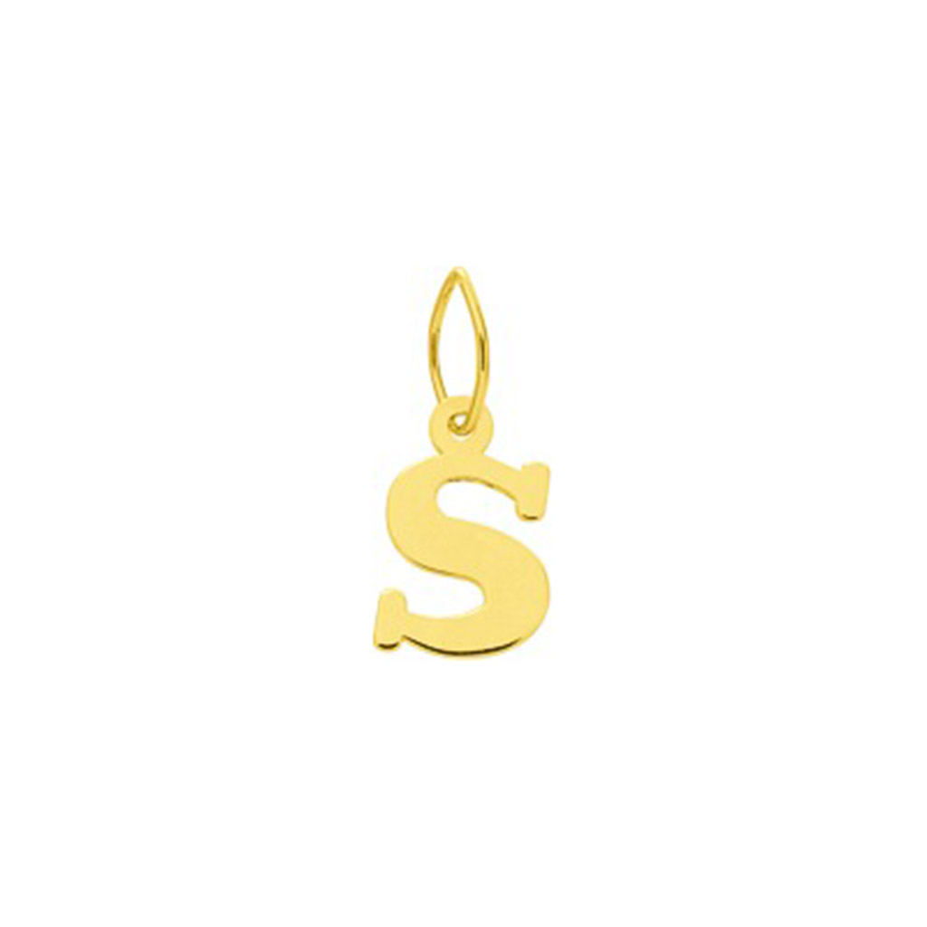 Prénom lettre S  en Or 750 / 1000 (18K)