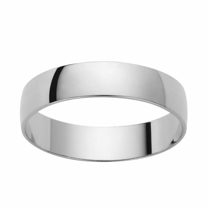 Alliance ruban plat  en Or 750 / 1000 (18K)