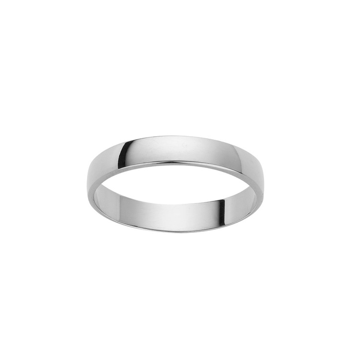 Alliance ruban plat  en Or 750 / 1000 (18K)