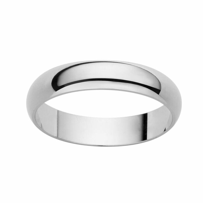 Alliance demi jonc  en Or 750 / 1000 (18K)