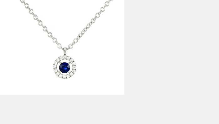 Collier motif saphir et diamants Diamants 0