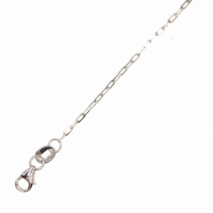 Chaine maille forcat 45cm  en Or 750 / 1000 (18K)