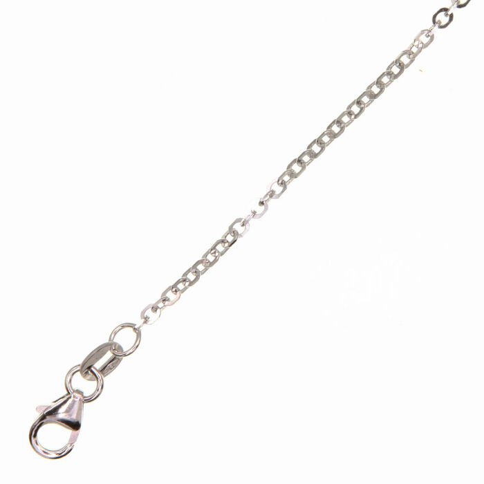 Chaine maille forcat 42cm  en Or 750 / 1000 (18K)