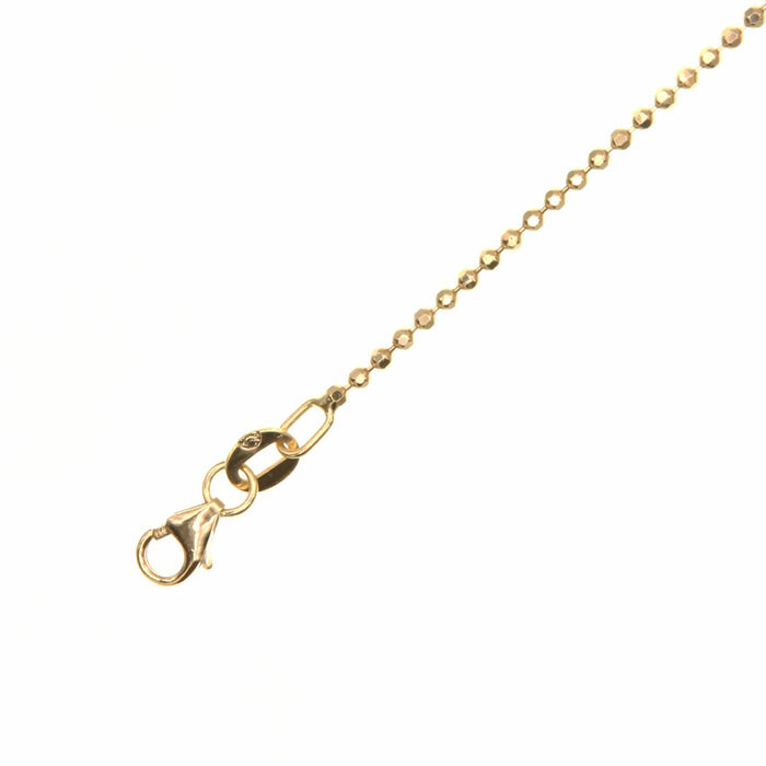 Chaine Maille boules 60cm  en Or 750 / 1000 (18K)