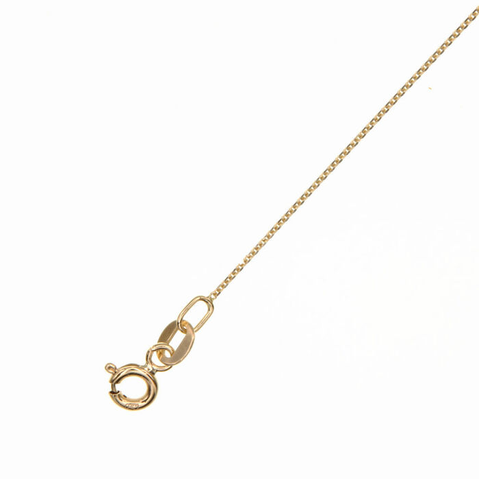 Chaine chaine cheville maille forcat  en Or 750 / 1000 (18K)