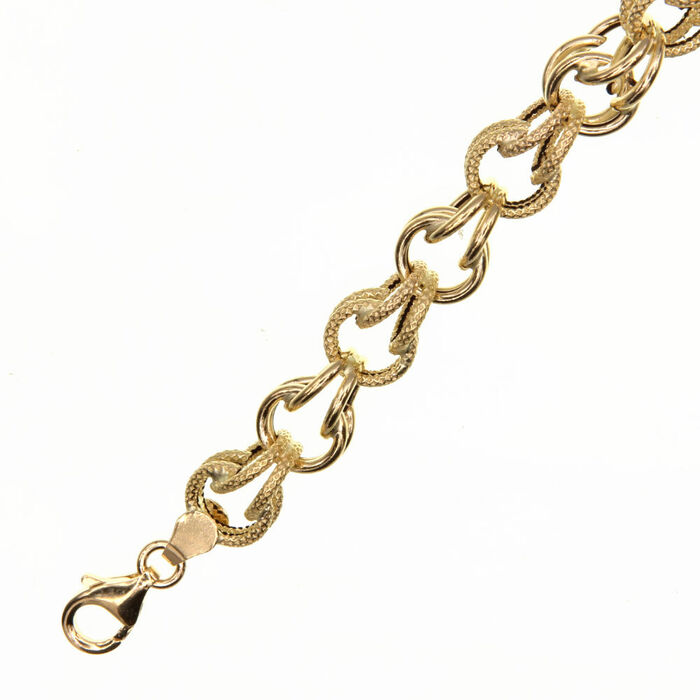 Gourmette maille grossiro  en Or 750 / 1000 (18K)