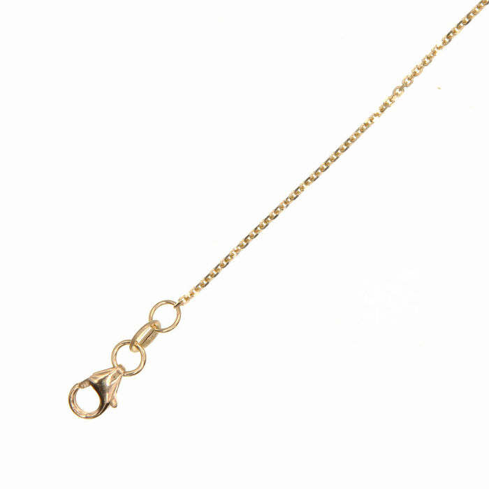 Chaine chaine cheville maille forcat  en Or 750 / 1000 (18K)