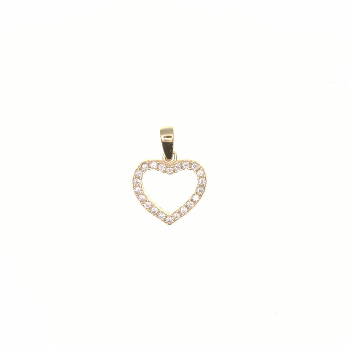 coeur seerti grain  en Or 750 / 1000 (18K)