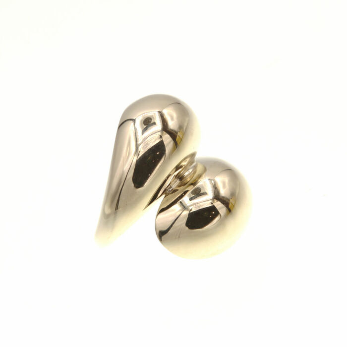 Bague motif toi et moi croisee  en Or 750 / 1000 (18K)