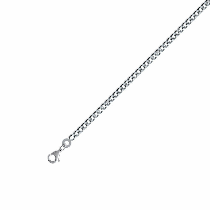 Chaine maille gourmette  en Argent 925 /1000