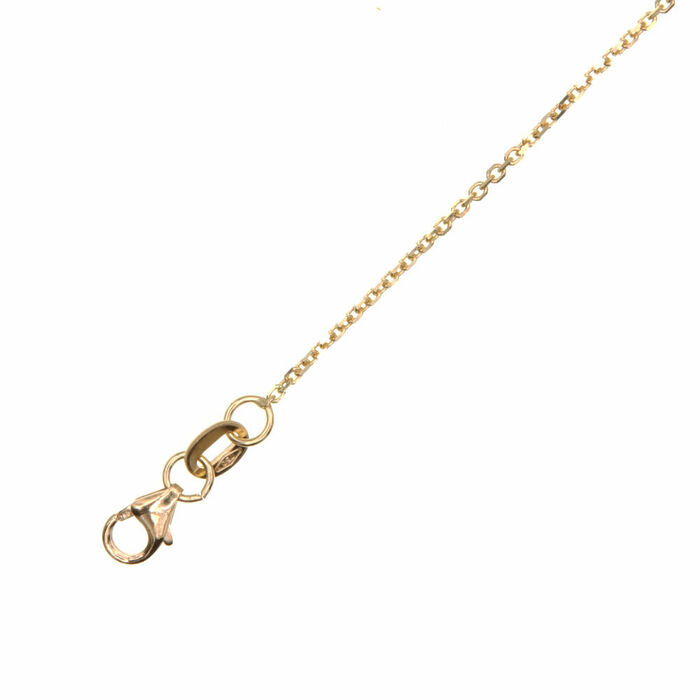 Chaine maille forcat 42cm  en Or 750 / 1000 (18K)
