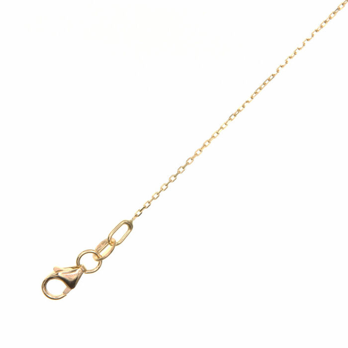 Chaine maille forcat 45cm  en Or 750 / 1000 (18K)