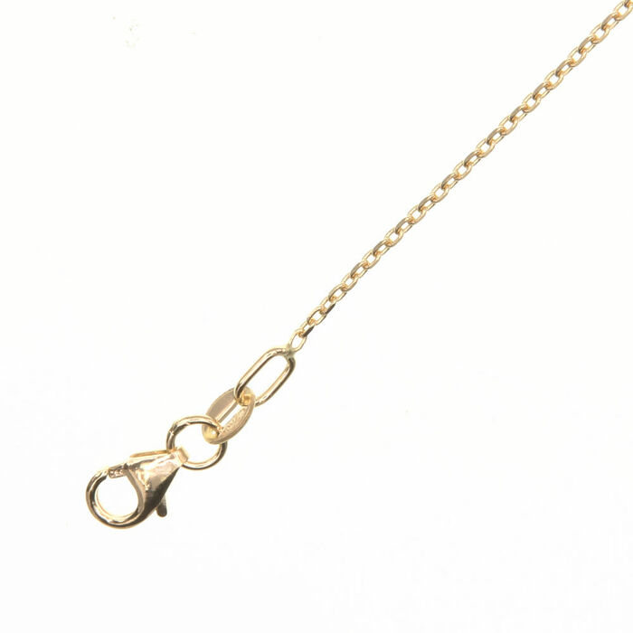 Chaine maille forcat 50 cm  en Or 750 / 1000 (18K)