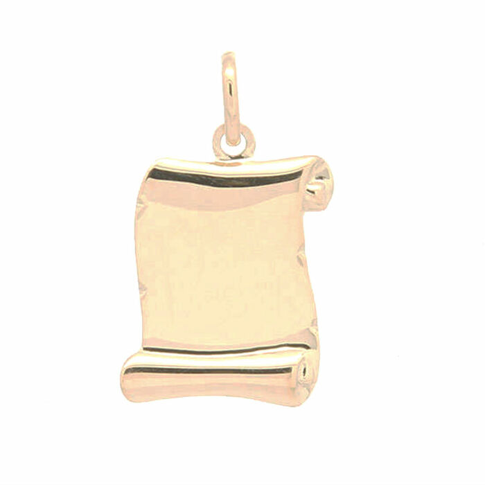 Plaque Parchemin  en Or 750 / 1000 (18K)