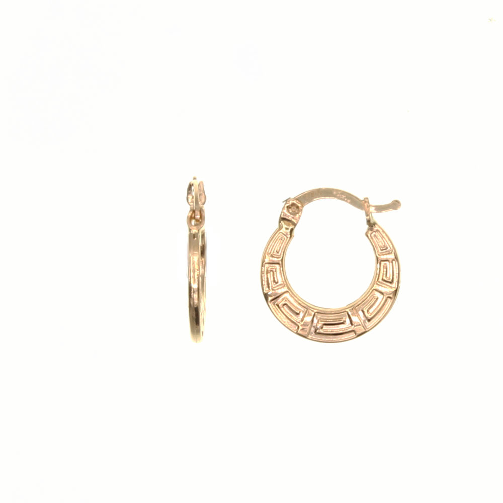 Paire de créoles brisures en Or 750 / 1000 (18K)