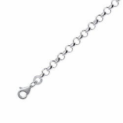 Chaine maille jaseron 50cm  en Argent 925 /1000