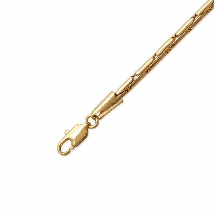 Chaine maille fantaisie 45cm  en Plaqué Or