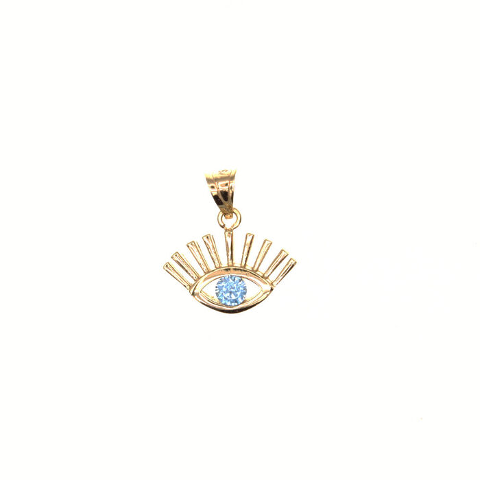 Pendentif religieux oeil  en Or 750 / 1000 (18K)