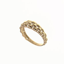 Bague motif tissee  en Or 750 / 1000 (18K)