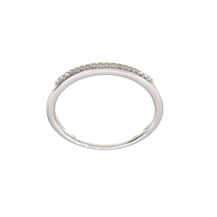 Alliance serti grain Diamants 0.03 cts G SI2  en Or 750 / 1000 (18K)