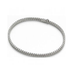 riviere diamants griffes 1.00Cts  en Or 750 / 1000 (18K)