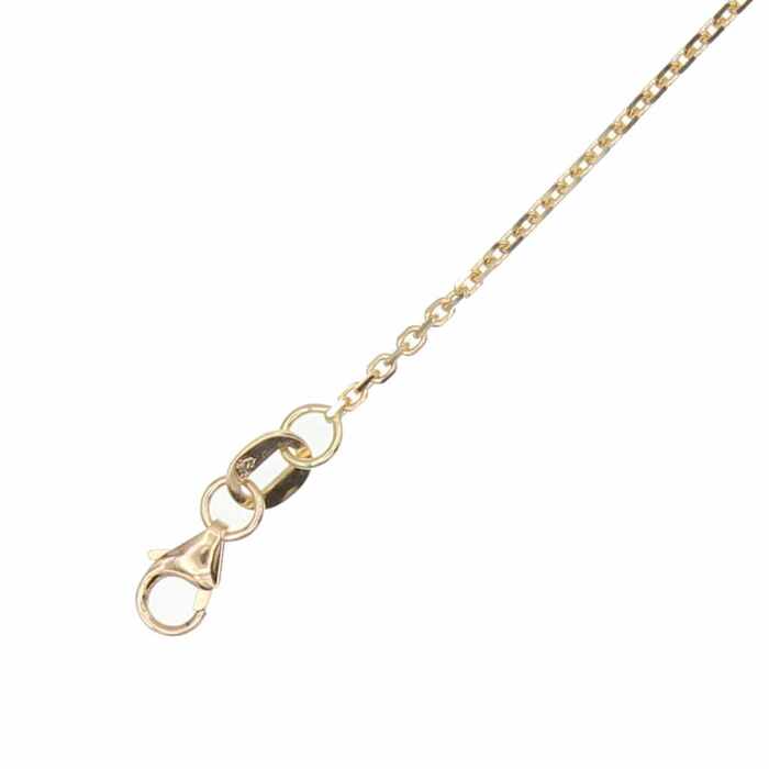 Chaine maille forcat 45 cm  en Or 750 / 1000 (18K)