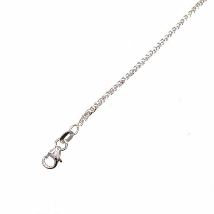 Chaine maille palmier carree 45cm  en