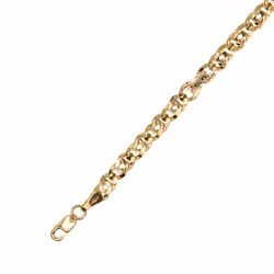 Chaine maille fantaisie 60cm  en Or 750 / 1000 (18K)