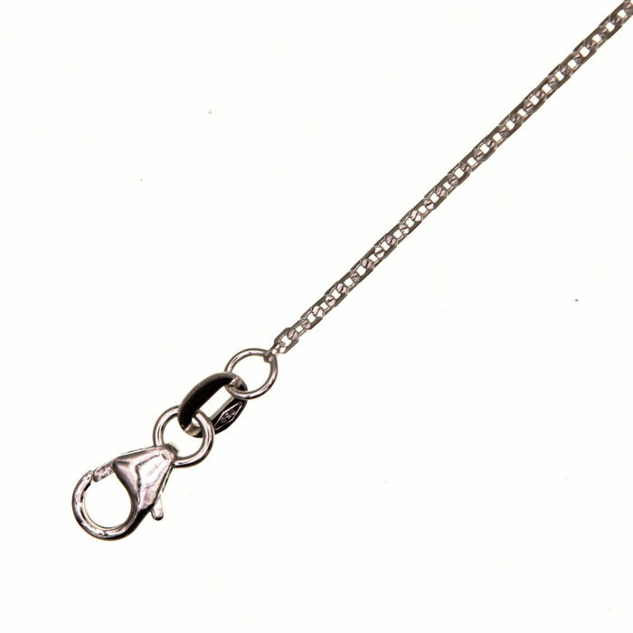 Chaine maille forcat  50cm  en Or 750 / 1000 (18K)