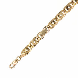 Chaine maille fantaisie 60cm  en Or 750 / 1000 (18K)