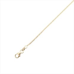 Chaine mialle palmier carre 50cm  en Or 750 / 1000 (18K)